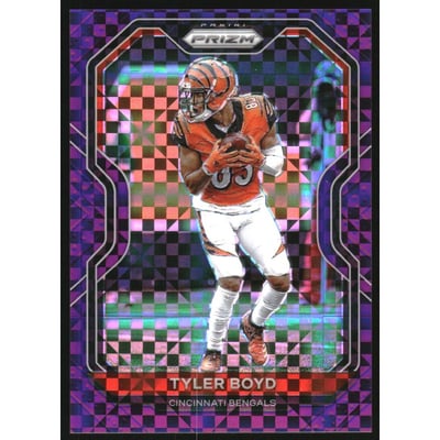 2020 Panini Prizm Prizms Purple Power #48 Tyler Boyd