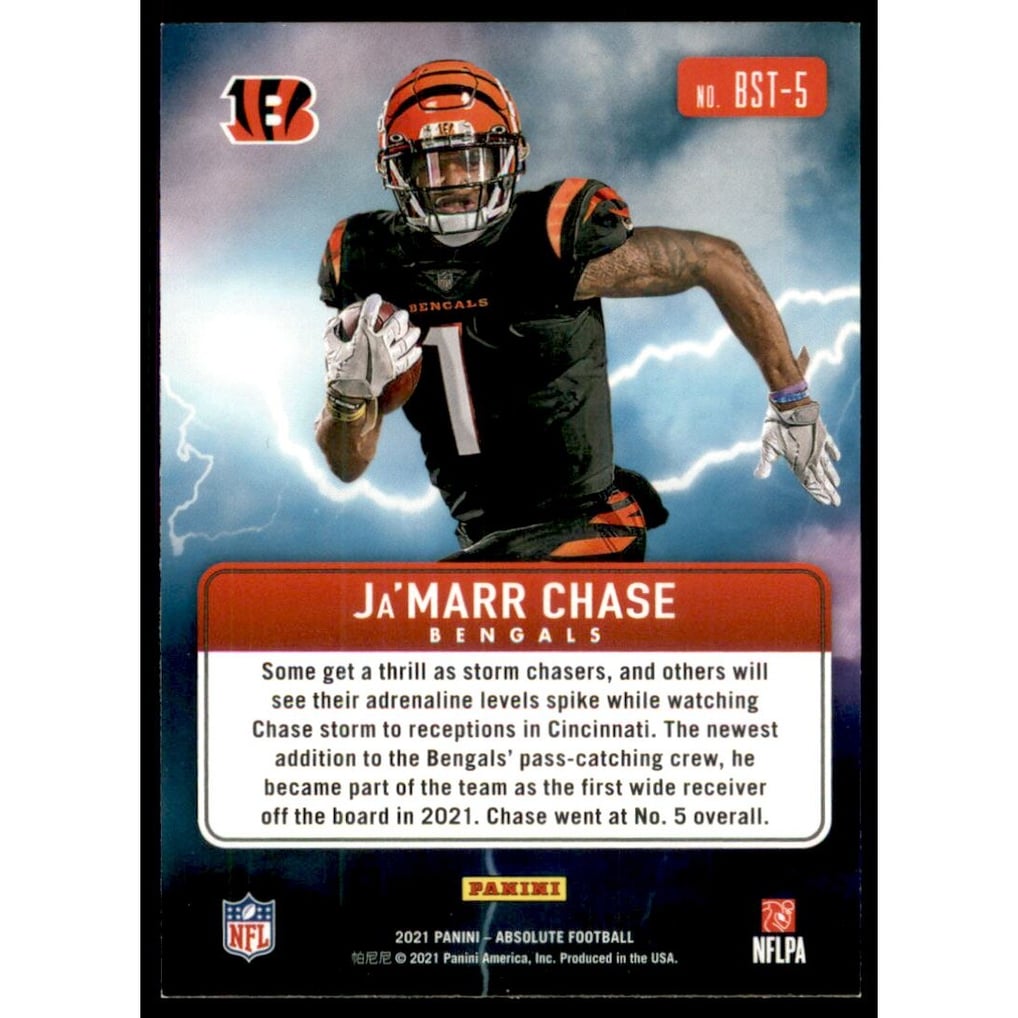2021 Absolute By Storm #5 Ja'Marr Chase