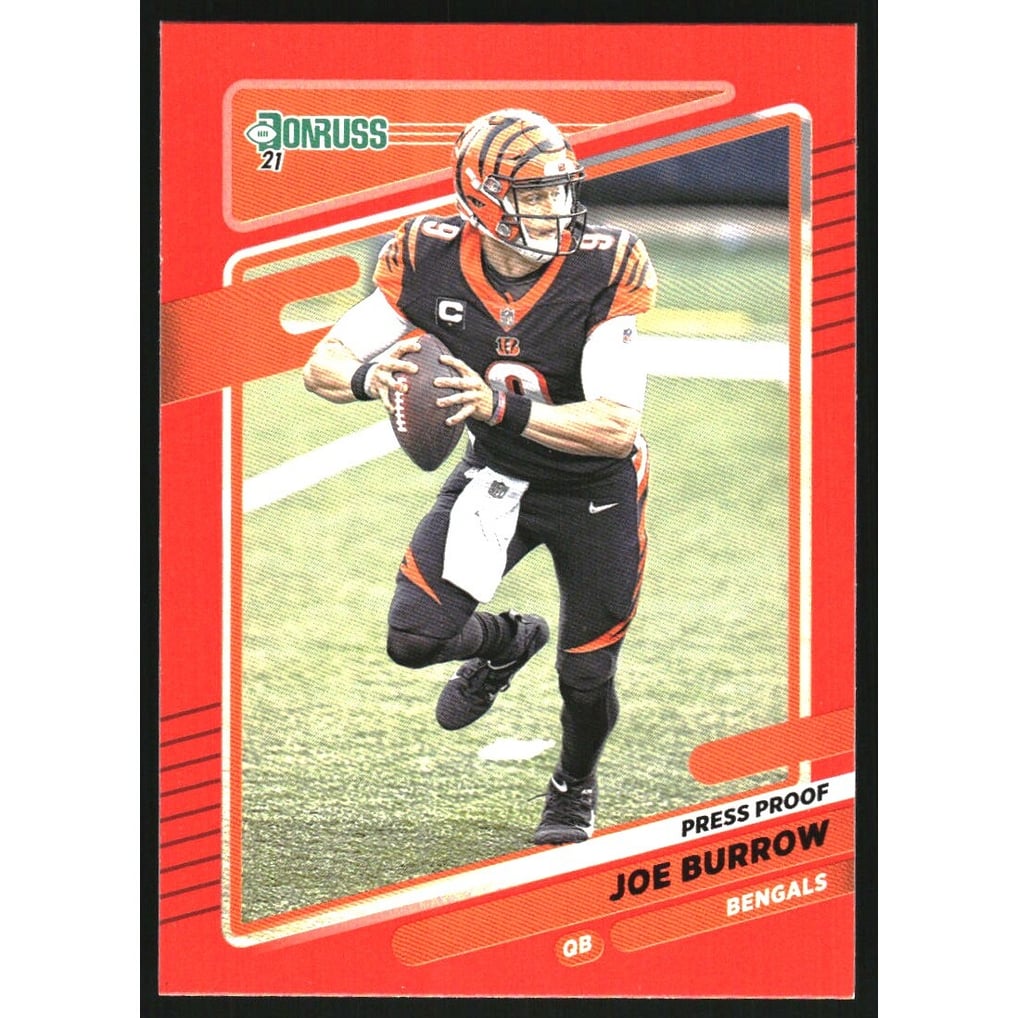 2021 Donruss Press Proof Red #211A Joe Burrow