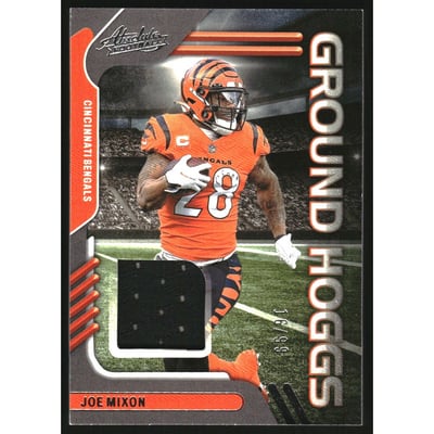 2022 Absolute Ground Hoggs Materials #6 Joe Mixon