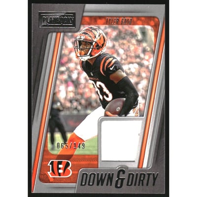 2022 Panini Playbook Down and Dirty Materials #5 Tyler Boyd/149