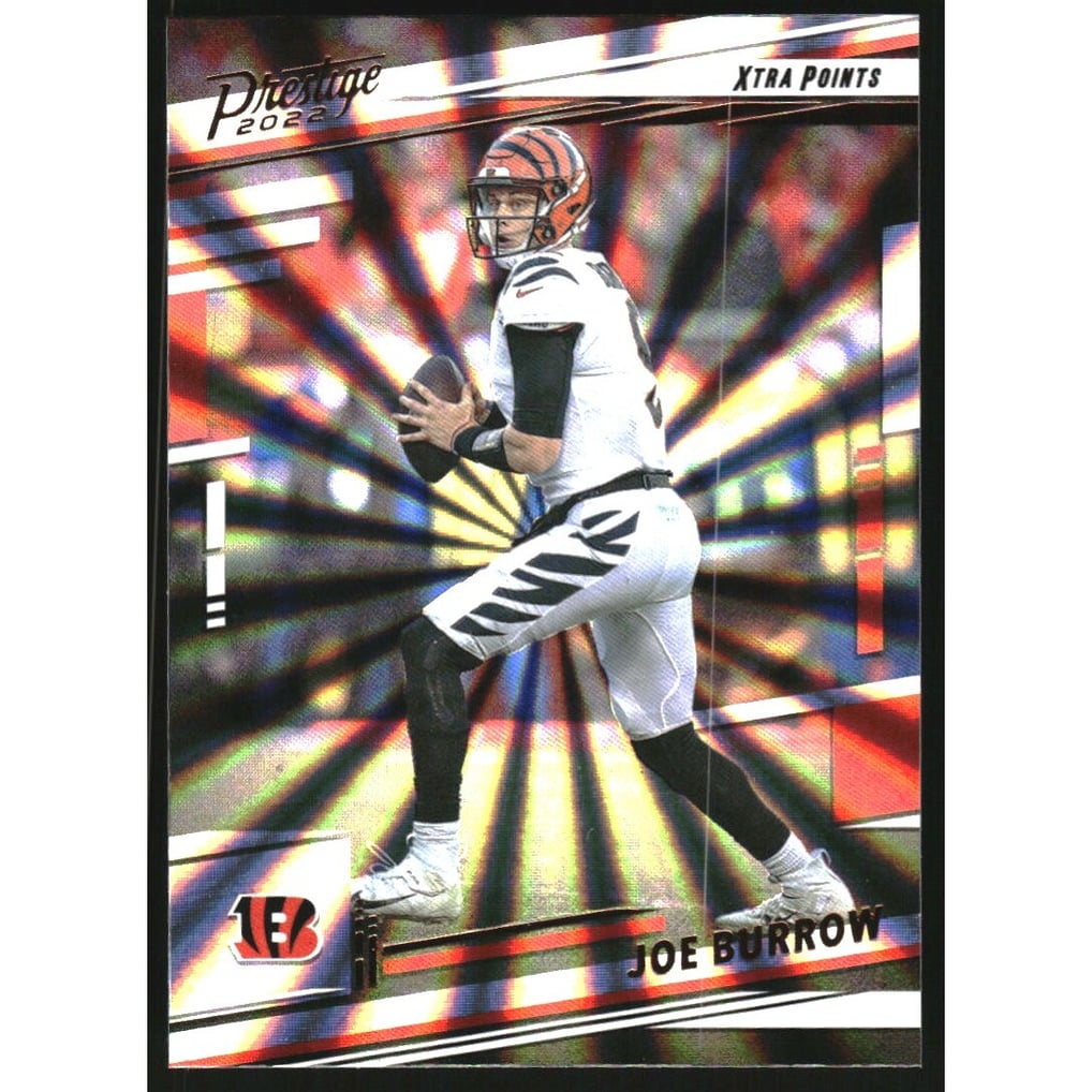 2022 Prestige Xtra Points Sunburst #57 Joe Burrow