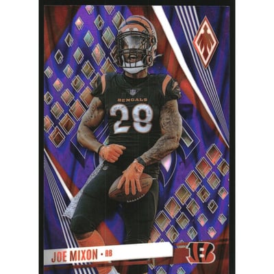 2023 Panini Phoenix Purple Seismic #48 Joe Mixon