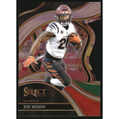 2023 Select Prizm Black and Green Die Cut #255 Joe Mixon
