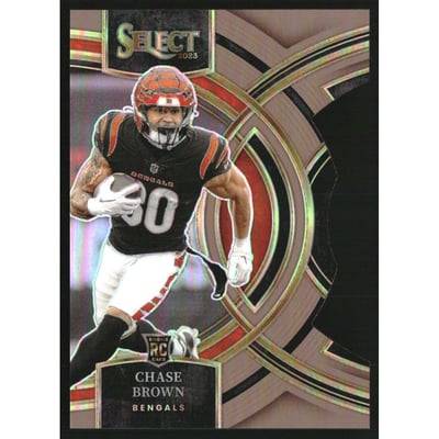 2023 Select Prizm Copper Die Cut #151 Chase Brown