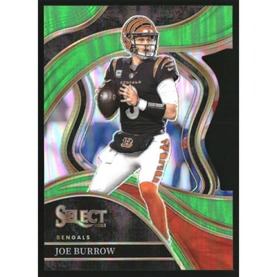 2023 Select Prizm Neon Green Die Cut #256 Joe Burrow