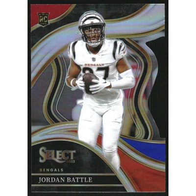 2023 Select Prizm Red and Blue Die Cut #253 Jordan Battle