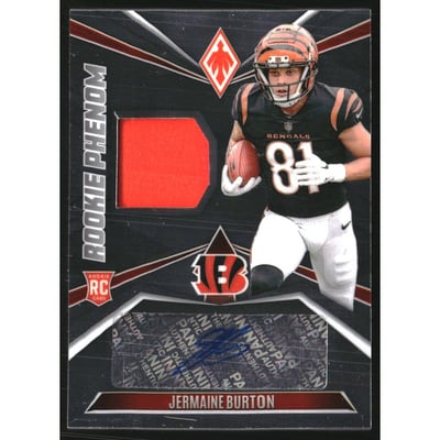 2024 Panini Phoenix Rookie Phenoms Jersey Autographs #35 Jermaine Burton