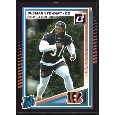 2025 Donruss Season Stat Line #393 Shemar Stewart/15 RR