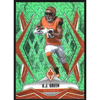 2025 Panini Phoenix Lime Green Mojo #100 A.J. Green