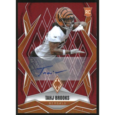 2025 Panini Phoenix Rookie Autographs Red #244 Tahj Brooks