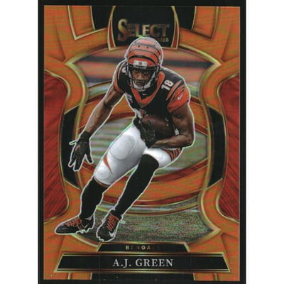 2025 Select Prizm Orange #99 A.J. Green