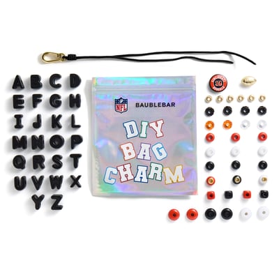 Cincinnati Bengals BaubleBar Mini Custom Bag Charm Bead Kit