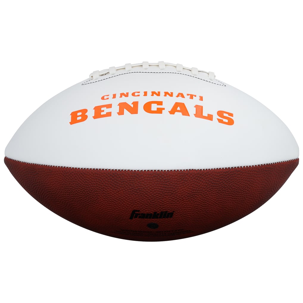 Chase Brown Cincinnati Bengals Autographed Fanatics Authentic Franklin White Panel Football