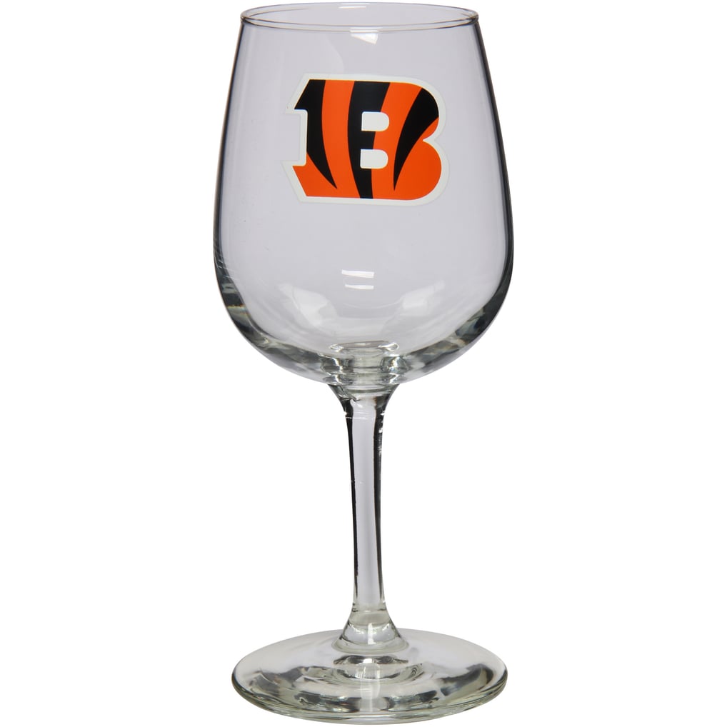 Cincinnati Bengals 12oz. Stemmed Wine Glass