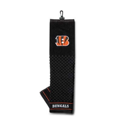 Cincinnati Bengals 16" X 22" Tri-Fold Embroidered Scrubber Golf Towel