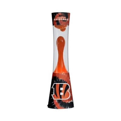 Cincinnati Bengals 17" Tie-Dye Magma Lamp with Bluetooth Speaker