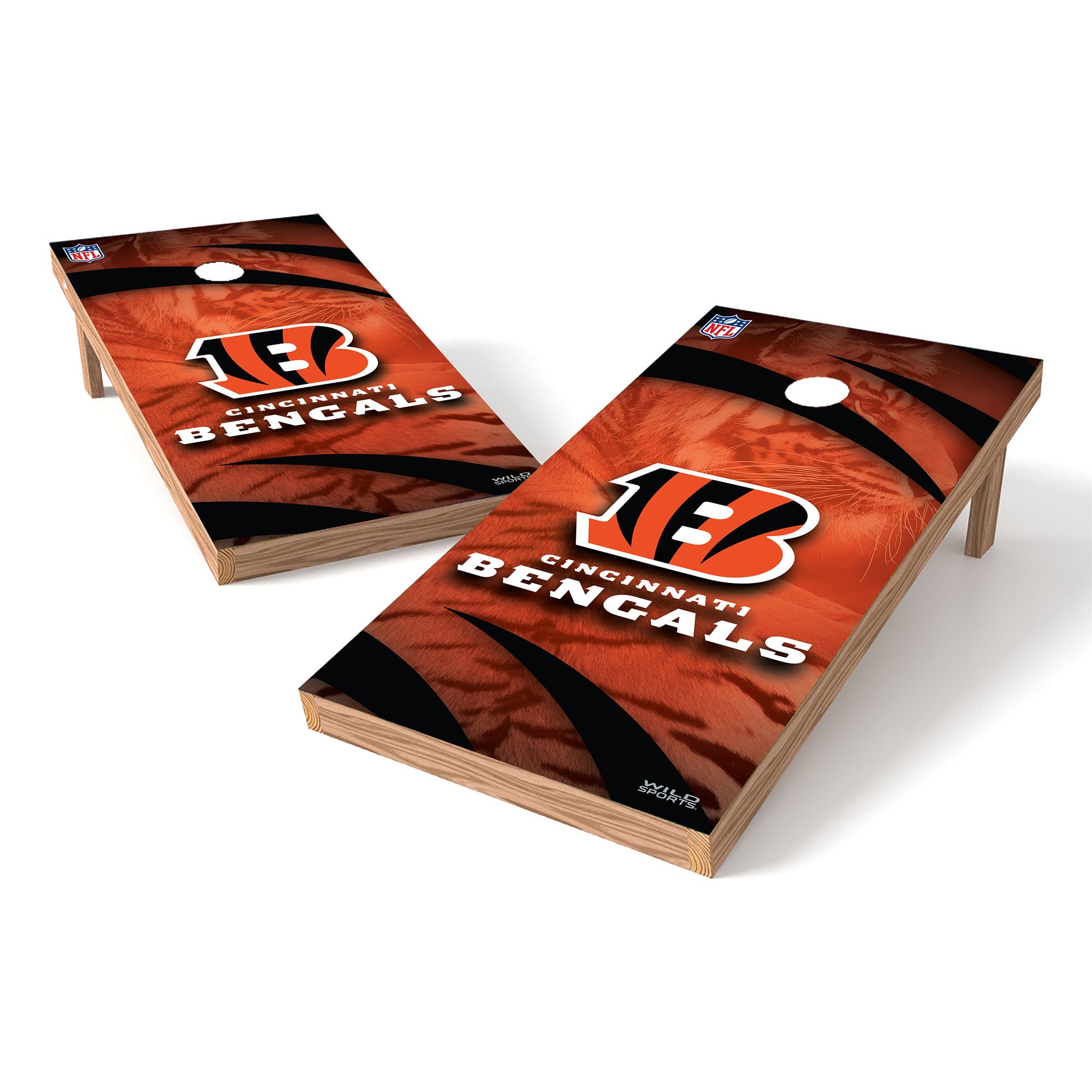 Cincinnati Bengals 2' x 4' Cornhole Board Tailgate Toss XL Set