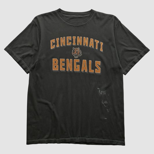 Cincinnati Bengals 2000s T-shirt - Black - S by Fanatics Real Vintage