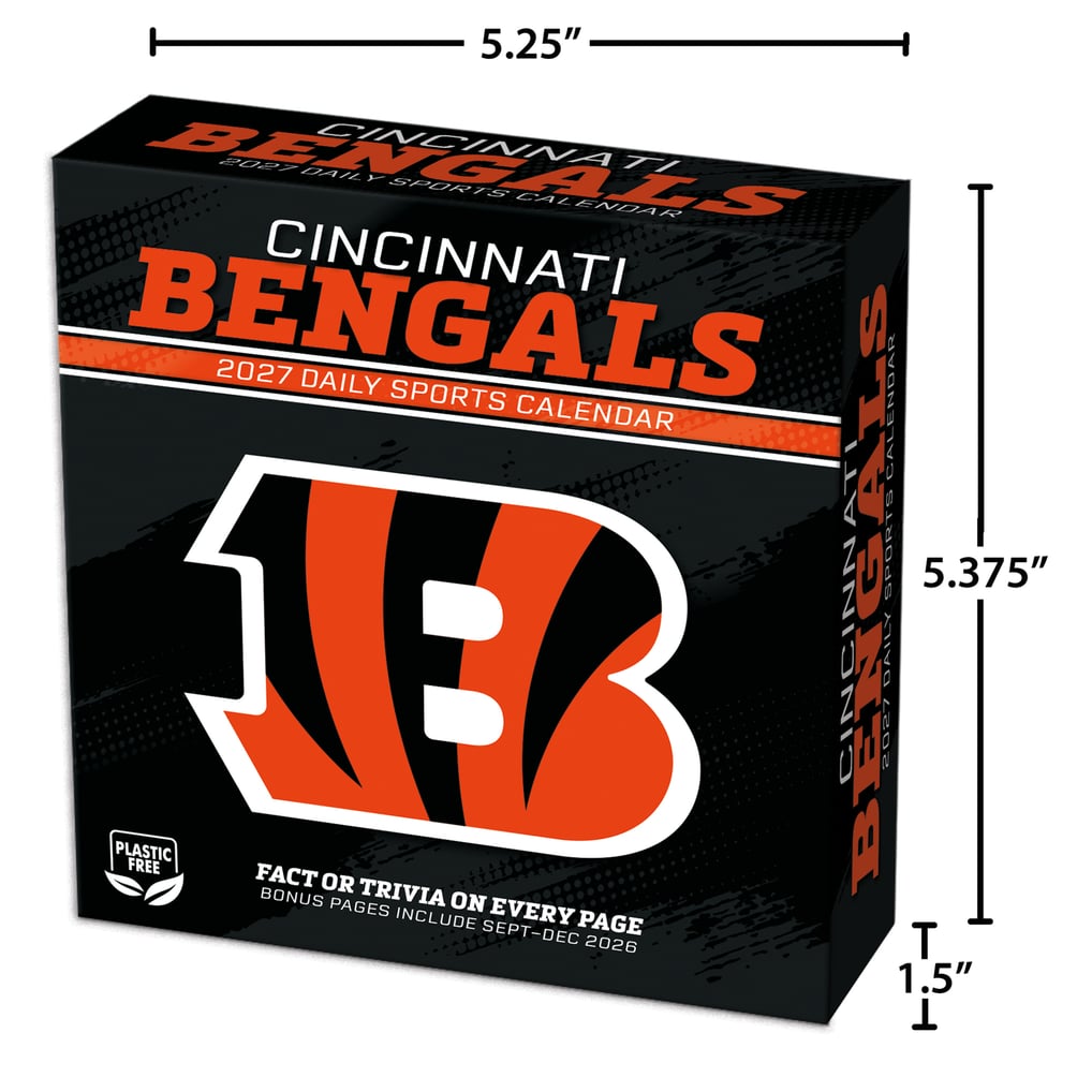 Cincinnati Bengals 2027 Box Calendar