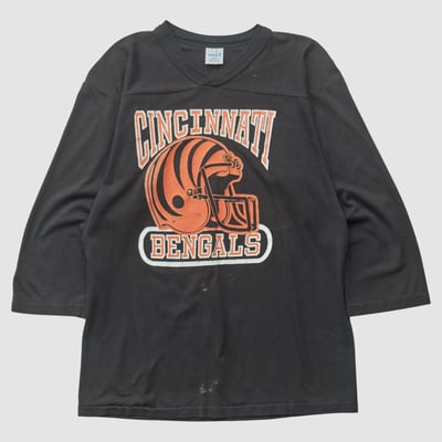 Cincinnati Bengals Logo 7 90s T-shirt - Black - S by Fanatics Real Vintage