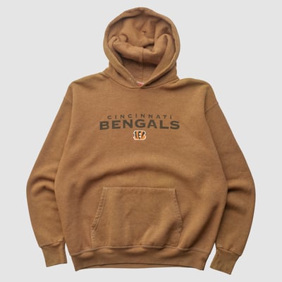 Cincinnati Bengals NFL 2000s Hooded Pullover Sweatshirt - Clay - S by Fanatics Real Vintage