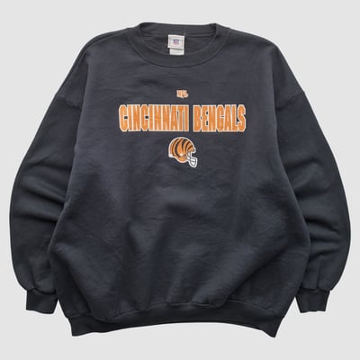 Cincinnati Bengals NFL 2000s Pullover Sweatshirt - Black - XL by Fanatics Real Vintage