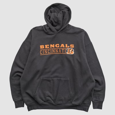 Cincinnati Bengals NFL 2000s Pullover Sweatshirt - Charcoal - 2XL by Fanatics Real Vintage