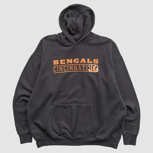 Cincinnati Bengals NFL 2000s Pullover Sweatshirt - Charcoal - 2XL by Fanatics Real Vintage