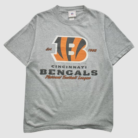 Cincinnati Bengals NFL 2000s T-shirt - Heather Gray - XS by Fanatics Real Vintage