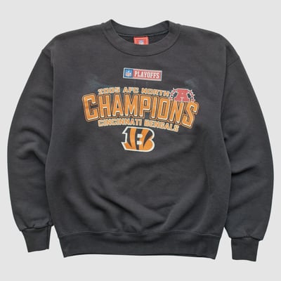 Cincinnati Bengals NFL 2005 Pullover Sweatshirt - Black - XS by Fanatics Real Vintage