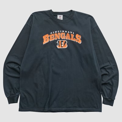 Cincinnati Bengals NFL 2010s Long Sleeve T-shirt - Black - 2XL by Fanatics Real Vintage