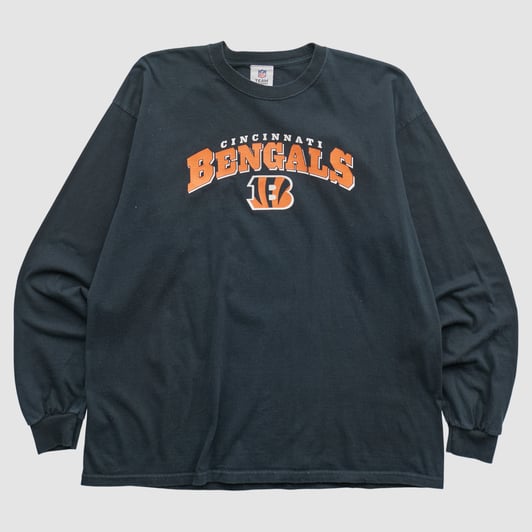 Cincinnati Bengals NFL 2010s Long Sleeve T-shirt - Black - 2XL by Fanatics Real Vintage