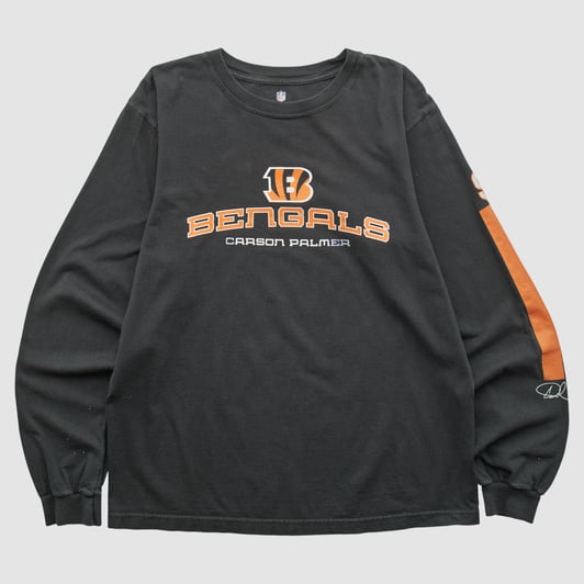 Cincinnati Bengals NFL 2010s Long Sleeve T-shirt - Black - L by Fanatics Real Vintage