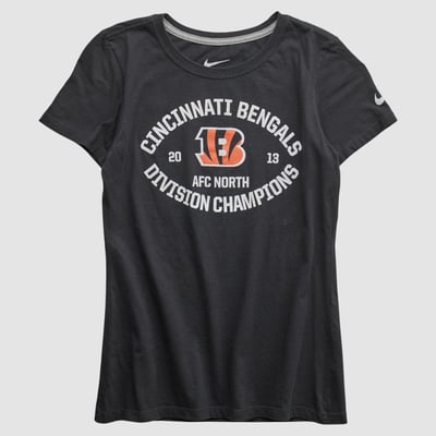 Cincinnati Bengals Nike 2013 T-shirt - Black - XS by Fanatics Real Vintage