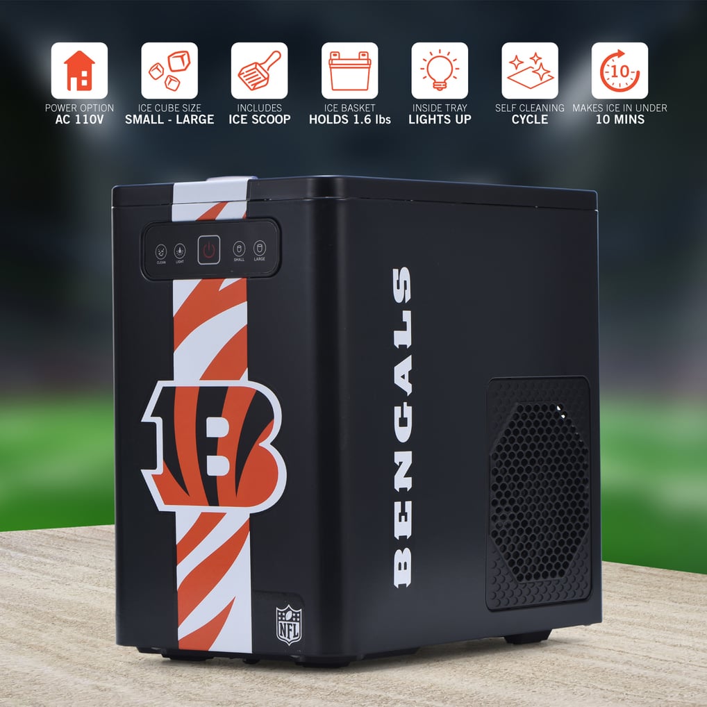 Cincinnati Bengals Portable Ice Maker Machine