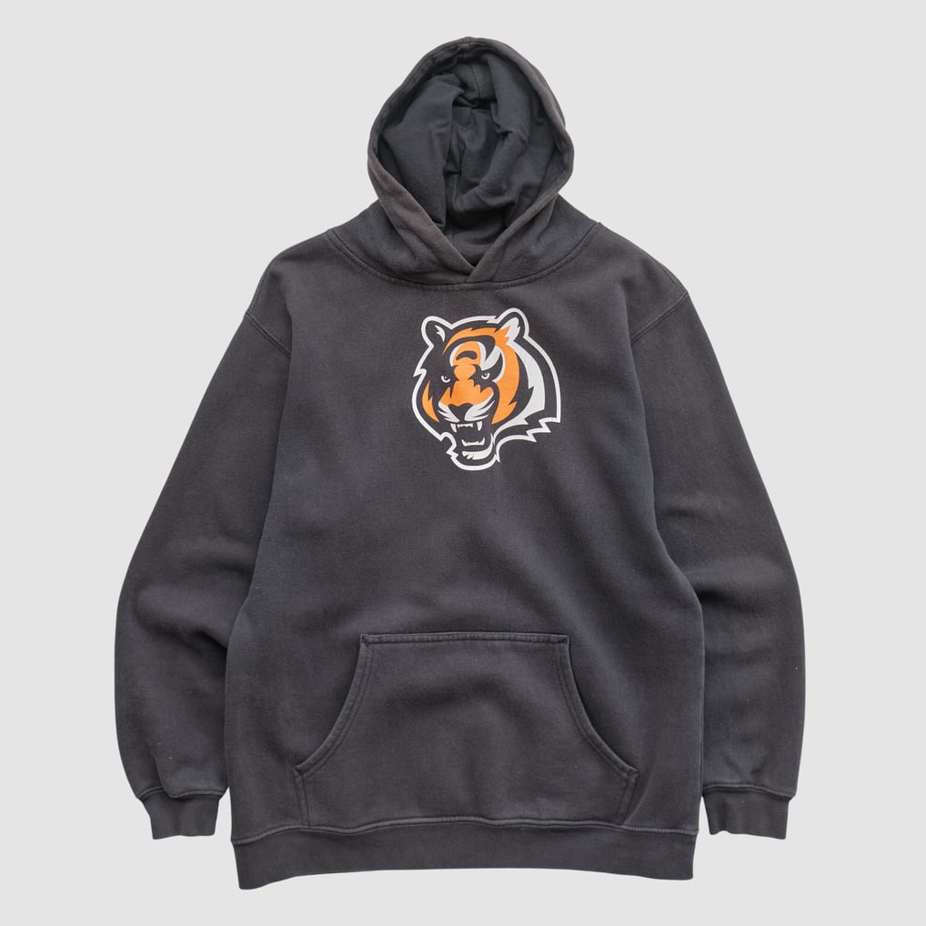 Cincinnati Bengals Reebok 2000s Hooded Pullover Sweatshirt - Black - XS by Fanatics Real Vintage