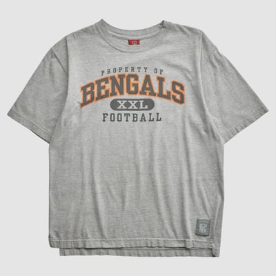Cincinnati Bengals Reebok 2000s T-shirt - Heather Gray - M by Fanatics Real Vintage