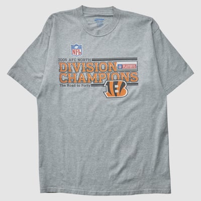 Cincinnati Bengals Reebok 2005 T-shirt - Heather Gray - XL by Fanatics Real Vintage