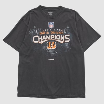 Cincinnati Bengals Reebok 2009 T-shirt - Black - L by Fanatics Real Vintage