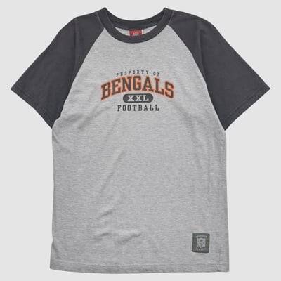 Cincinnati Bengals Reebok 2010s T-shirt - Heather Gray - S by Fanatics Real Vintage