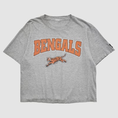 Cincinnati Bengals Starter 2000s T-shirt - Heather Gray - S by Fanatics Real Vintage