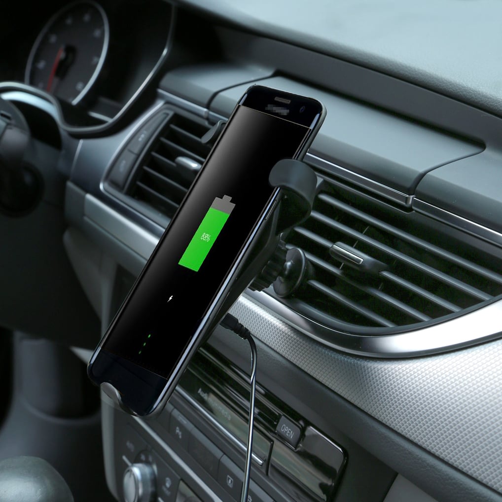 Cincinnati Bengals Stripe Design Wireless Car Charger
