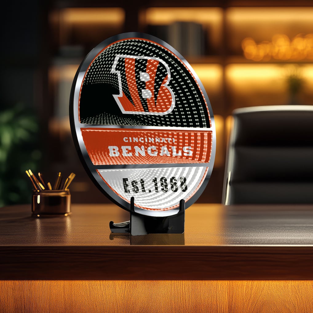 Cincinnati Bengals Three-Cell Circular Infinity Light