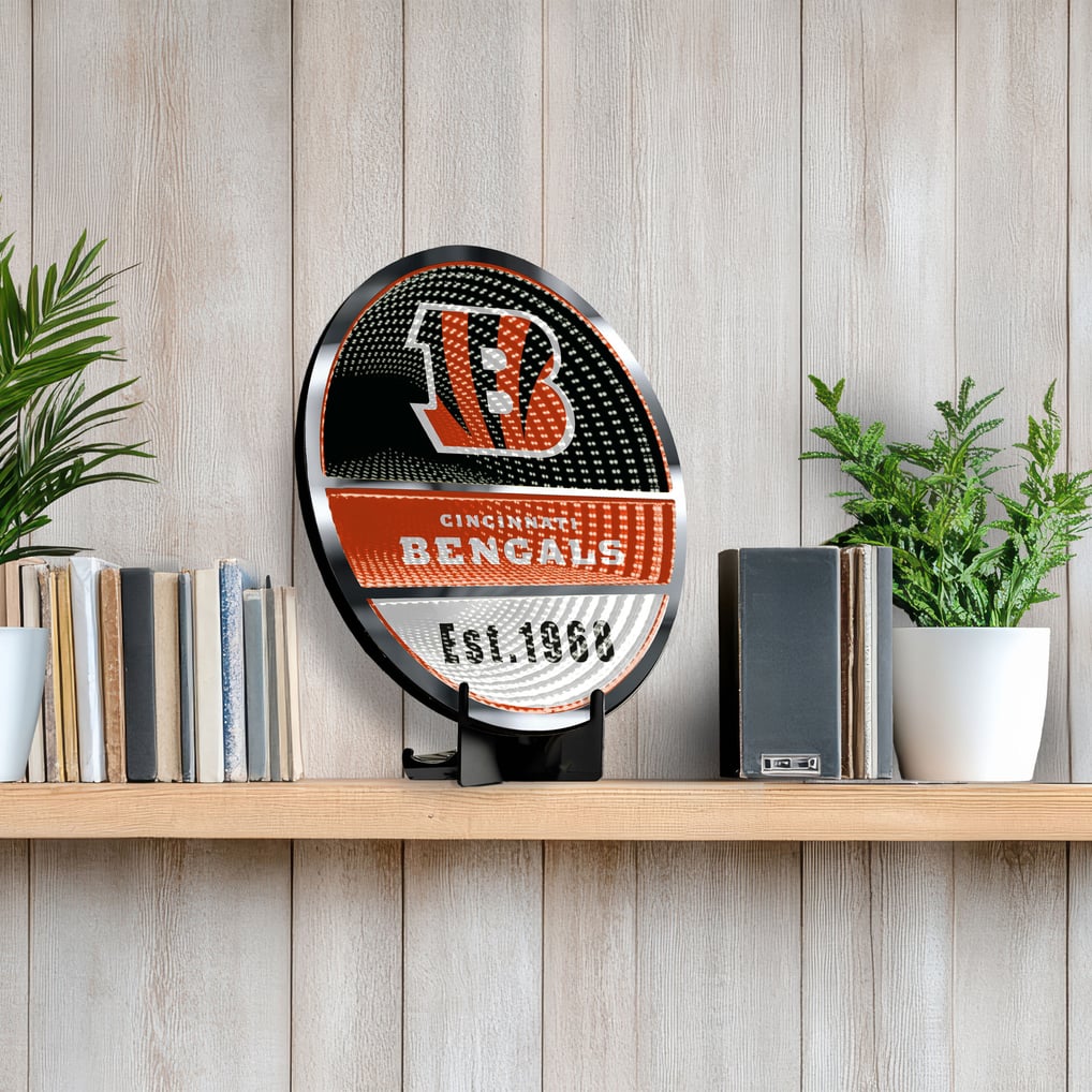 Cincinnati Bengals Three-Cell Circular Infinity Light