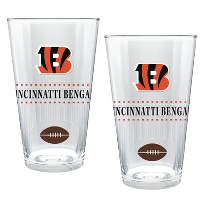 Cincinnati Bengals Two-Piece 16oz. Stadium Pint Glass Set