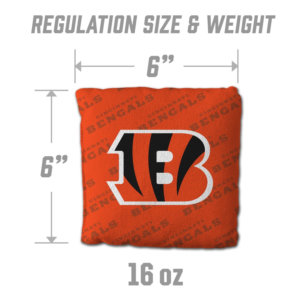 Cincinnati Bengals Fanpoint Four-Piece Cornhole Bag Set