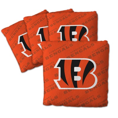 Cincinnati Bengals Fanpoint Four-Piece Cornhole Bag Set