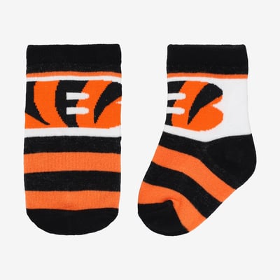  Cincinnati Bengals Starter Infant Rugby Block Socks - Black