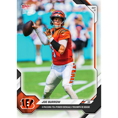 Joe Burrow - 2026-27 NFL Topps NOW® - Card 52